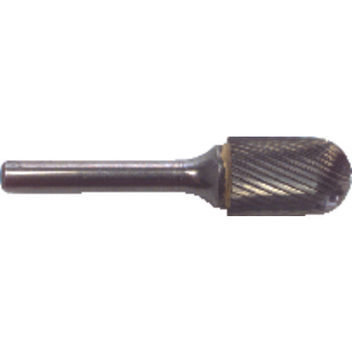 1/4 EdgeHog Cylindrical Radius End Carbide Bur SC-1 Standard - Exact Tooling