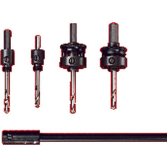 Arbor with HSS Drill - Fits Hole Saw 9/16 to 1-3/16″ - Exact Tooling