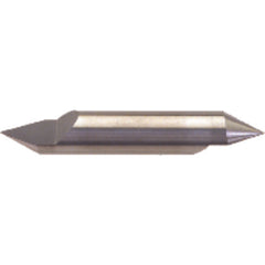 1/8″ × 3/8″ Split Length - DE-60° Pt - Carbide Engraving Blank - Exact Tooling