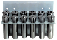 R8 Round Precision Collet Set - 1/16 to 3/4 x 32nds - Exact Tooling