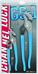 Channellock Tongue & Groove Plier Set -- #GS1; 2 Pieces; Includes: 6-1/2"; 9-1/2" - Exact Tooling