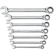 7PC COMBINATION RATCHETING WRENCH - Exact Tooling