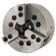 10" 3-Jaw Big Bore Power Chuck - Exact Tooling