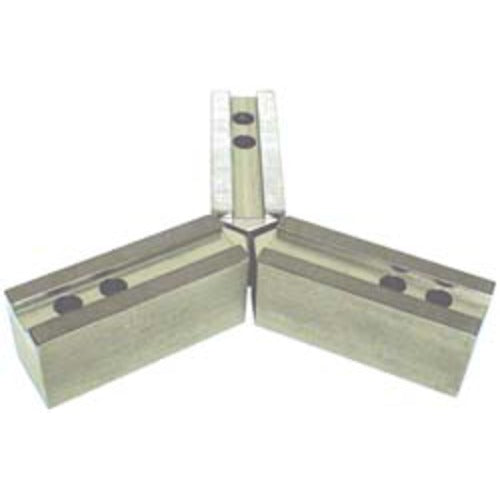 Med Duty Soft Top Jaw Each - For 6″ Chucks - Exact Tooling