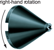 .472" Dia. - Series 680-10 - RH Rotation Driving Disc - Exact Tooling