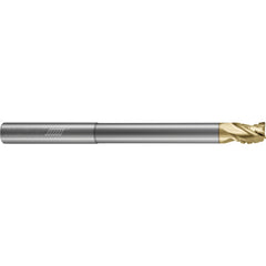 3 Flute - Corner Radius - 35 Degree Helix - 0.1250″ (1/8) Cutter DIA × 0.1250″ (1/8) Shank DIA × 0.0100″ Radius × 0.1563″ (5/32) LOC × 3.0000″ (3) OAL × 0.6250″ (5/8) Reach - ZPLUS Coated