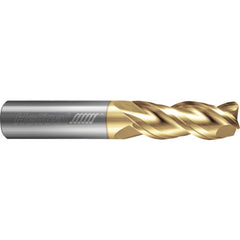 3 Flute - Corner Radius - 40 Degree Helix - 0.1250″ (1/8) Cutter DIA × 0.1250″ (1/8) Shank DIA × 0.0300″ Radius × 0.7500″ (3/4) LOC × 2.5000″ (2-1/2) OAL  - ZPLUS Coated