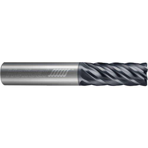 6 Flute - Corner Radius - 0.2500″ (1/4) Cutter DIA × 0.2500″ (1/4) Shank DIA × 0.0100″ Radius × 0.3750″ (3/8) LOC × 2.0000″ (2) OAL  - APLUS Coated