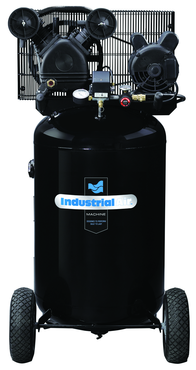 20 Gal. Single Stage Air Compressor, Vertical, Portable, 155 PSI - Exact Tooling