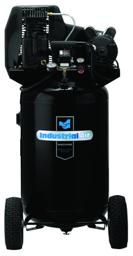 30 Gal. Single Stage Air Compressor, Vertical, Portable, 155 PSI - Exact Tooling