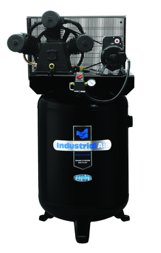 60 Gal. Single Stage Air Compressor, Vertical, Super Hi-Flo, 155 PSI - Exact Tooling