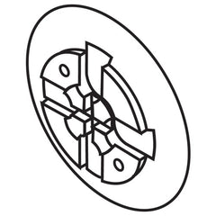 470.241 Shower Head Coolant Plate for Mlg Cutter - Exact Tooling