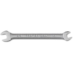 Proto Satin Open-End Wrench - 1/4″ × 5/16″ - Exact Tooling