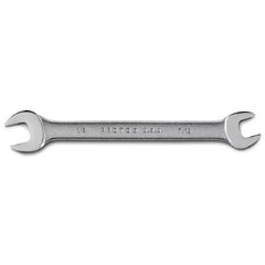 Proto Satin Open-End Wrench - 7/16″ × 1/2″ - Exact Tooling