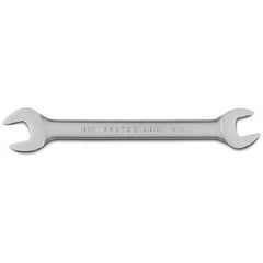 Proto Satin Open-End Wrench - 14 mm × 15 mm - Exact Tooling