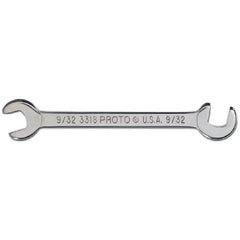 Proto Short Satin Angle Open-End Wrench - 9/32″ - Exact Tooling
