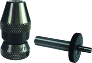 0 - 1/16" Capacity - 0JT Mount - Micro Drill Adapter w/ Keyless Chuck - Exact Tooling