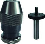 0 - 1/8" Capacity - 0JT Mount - Micro Drill Adapter w/ Keyless Chuck - Exact Tooling