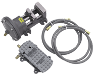 High Speed Production Air Vise - 4-5/8" Jaw Width - Exact Tooling