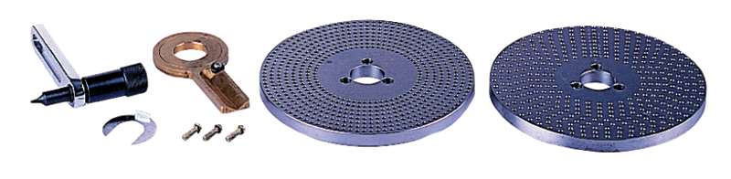 Elephant Dividing Plates - For 6" Rotary Table - Exact Tooling