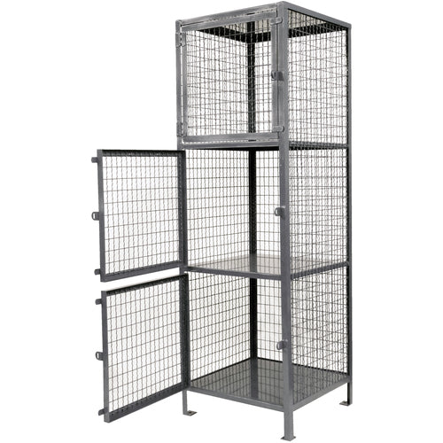 Heavy Duty 3 Shelf Storage Locker 30 × 30 - Exact Tooling