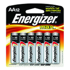 AA Max Alkaline Battery 12 Pack - Exact Tooling