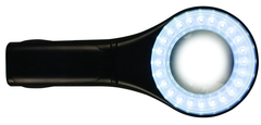 24 Led 2.5X Handheld Magnifier -6 Diopter- 7-1/2" OAL - Exact Tooling
