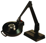 28" Arm 5X LED Mag Desk Base W/ Floating Arm Circline - Exact Tooling