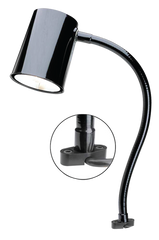 Gooseneck Machinery Light - 18" OAL - Clamp Mount - Exact Tooling