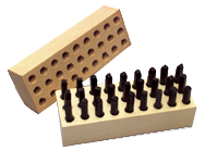 Young Bros 3/16" Letter Set A-Z Plus Period Industrial Strength Steel Hand Stamps. 3/16" Characters Blank 1/2" Sq X 3" Long - Exact Tooling