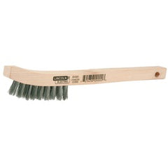 Brush - 2 × 9 SS Wire - Wood Handle - Exact Tooling