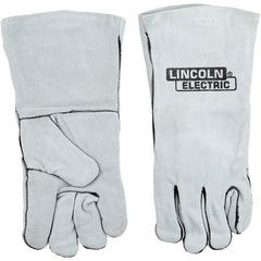 Welding Gloves - Grey Leather Commercial - Exact Tooling