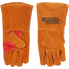 Welding Gloves - Brown Leather Professio - Exact Tooling