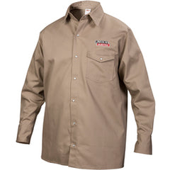 Shirt - XL Flame Retardant Welding Khaki - Exact Tooling