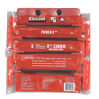 9 Piece - 5/64 - 1/4" T-Handle Style - Ball End Hex Key Set with Cushion Grip - Exact Tooling