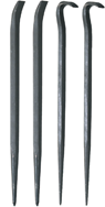 Snap-On/Williams 4 Piece Punch & Roll Bar Set -- #PBS7 16; (2) 18; & 24" Overall Length - Exact Tooling