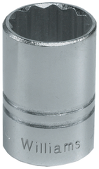 1-1/2" - 1/2" Drive - 12 Point - Standard Socket - Exact Tooling