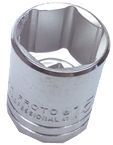 1-5/16 x 1-3/4" - 1/2" Drive - 6 Point - Standard Socket - Exact Tooling