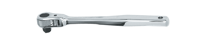 10-1/2" OAL - 1/2'' Drive - Open Head - Non-Reversible Ratchet - Plain Handle - Exact Tooling