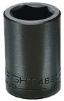 35mm x 57.15mm OAL - 3/4" Drive - 6 Point - Metric Impact Socket - Exact Tooling