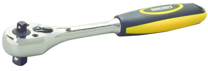 8" OAL - 3/8 & 1/2" Drive - Dual Drive Ratchet - Exact Tooling