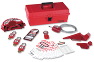 Valve & Electrical with 3 Padlocks - Lockout Kit - Exact Tooling