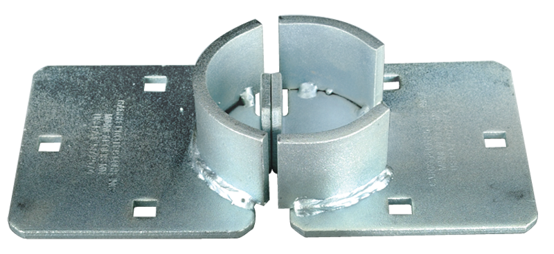 6 Pin W7000 Cylinder - 9 Width; Silver - Steel Hasp - Exact Tooling
