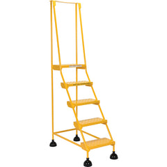 Spring Loaded Roll Ladder Perf 5 Stp Yel - Exact Tooling