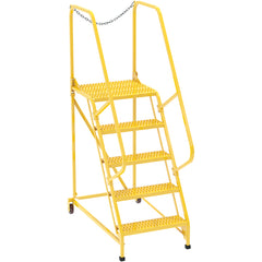 Maintenance Ladder Grip-Strut 5-Step Yellow - Exact Tooling