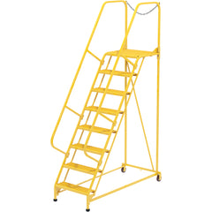 Maintenance Ladder Grip-Strut 8-Step Yellow - Exact Tooling