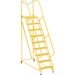 Maintenance Ladder Grip-Strut 9-Step Yellow - Exact Tooling