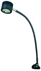 7 LED Spot Light  Dimmable  25" Flexible Gooseneck Arm  Clamp Base - Exact Tooling