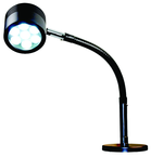 7 LED Spot Light  Dimmable  17" Flexible Gooseneck Arm  Magnetic Base - Exact Tooling