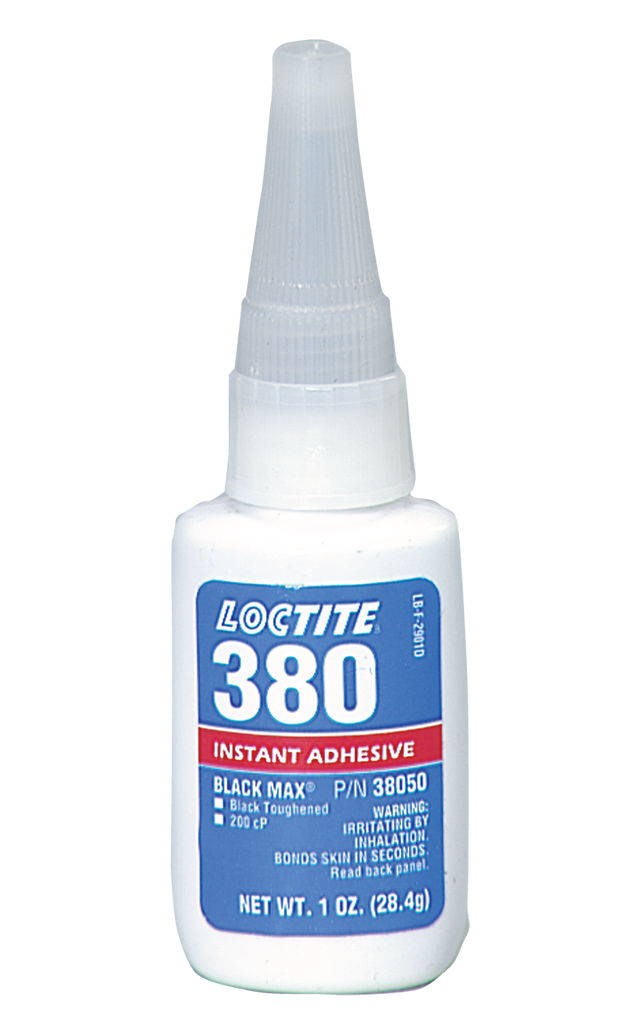 380 Black Max Toughened Instant Adhesive - 1 oz - Exact Tooling
